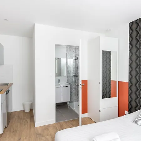 Апартаменты Cosy Au Centre-ville Quartier Jaures Et Saint-martin