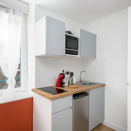 Апартаменты Cosy Au Centre-ville Quartier Jaures Et Saint-martin